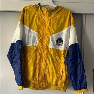 Yellow and Blue Warriors Windbreaker Jacket YOUTH LG